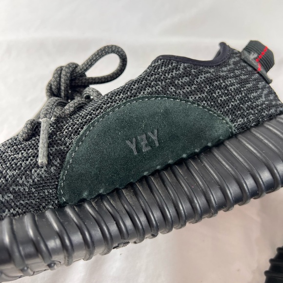 ADIDAS YEEZY Boost 350 V1 Pirate Black Cloth Sneakers Marked as 7 US 2015 - Picture 8 of 17